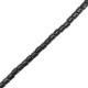 Hematite kralen tube 1.5mm Black